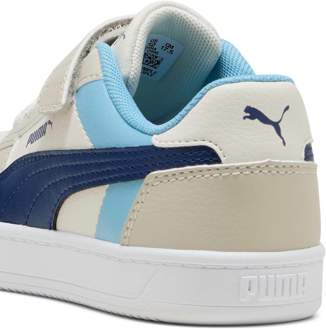 PUMA Unisex Kinder Caven 2.0 Block Ac+ PsSneaker 28 EU 2 0 Block Desert Dust Persian Blue Aqua Green