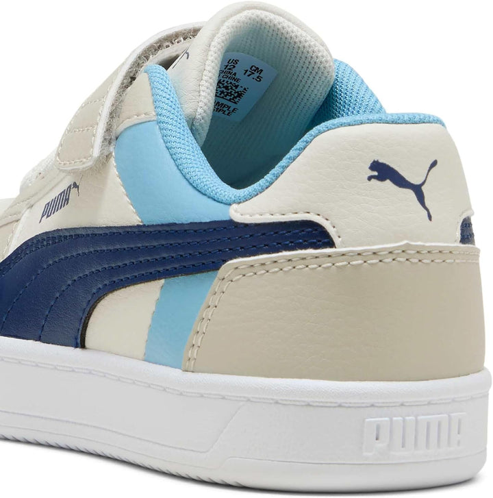 PUMA Unisex Kinder Caven 2.0 Block Ac+ PsSneaker 28 EU 2 0 Block Desert Dust Persian Blue Aqua Green