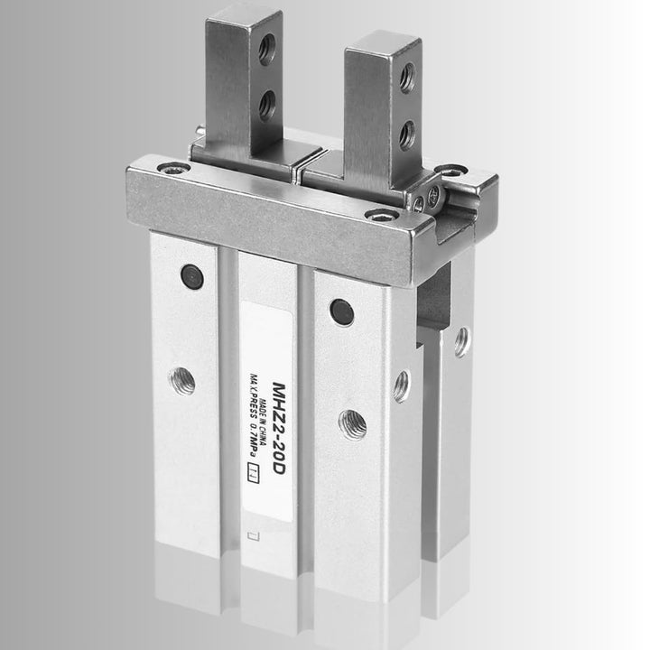 Jadeshay Parallel Greifer, MHZ2-20D 20mm Pneumatikzylinder Luftgreifer-Pneumatikzylinder Paralleler