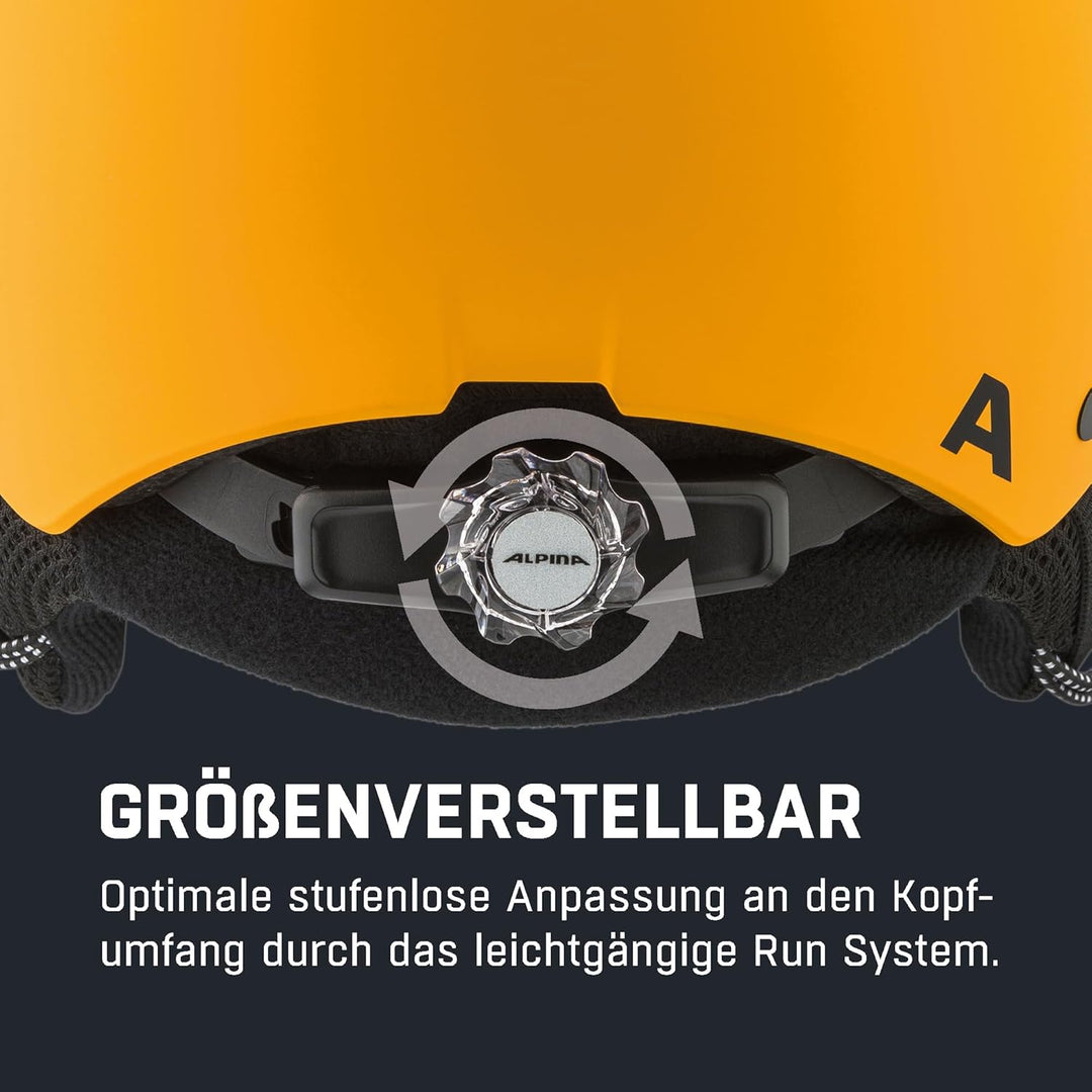 Alpina ZUPO Visor Q-LITE - hochwertiger & sicherer Skihelm für Kinder, mit abnehmbaren Ohrenpolstern