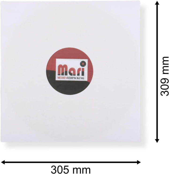 600 Stück LP Schallplatten Innenhüllen gefüttert 90 gramm reinweisses Papier Vinyl LP Maxi Single