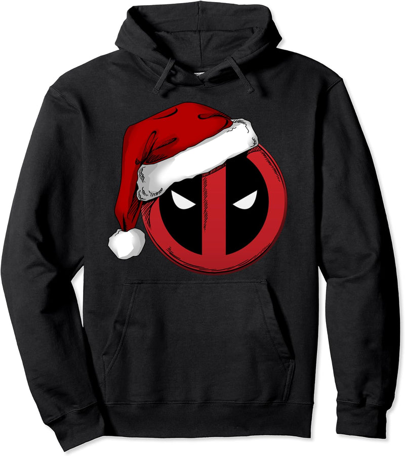 Marvel Deadpool Weihnachten Hat Logo Pullover Hoodie