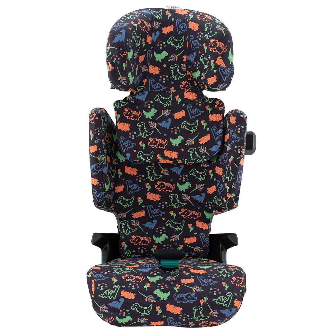 JYOKO KIDS Schutzhülle kompatibel mit Romer Kidfix (Romer Kidfix I-SIZE, Happy Dino)