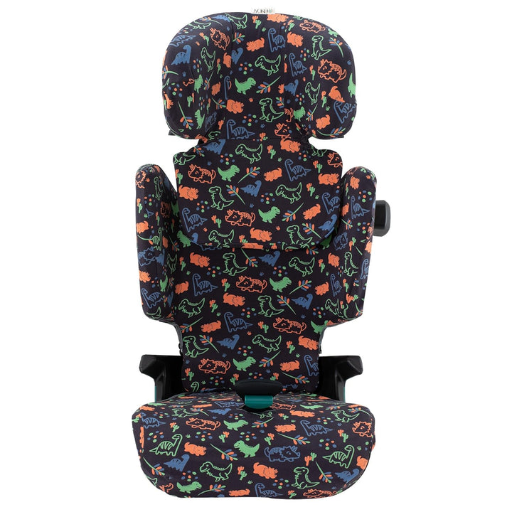 JYOKO KIDS Schutzhülle kompatibel mit Romer Kidfix (Romer Kidfix I-SIZE, Happy Dino)