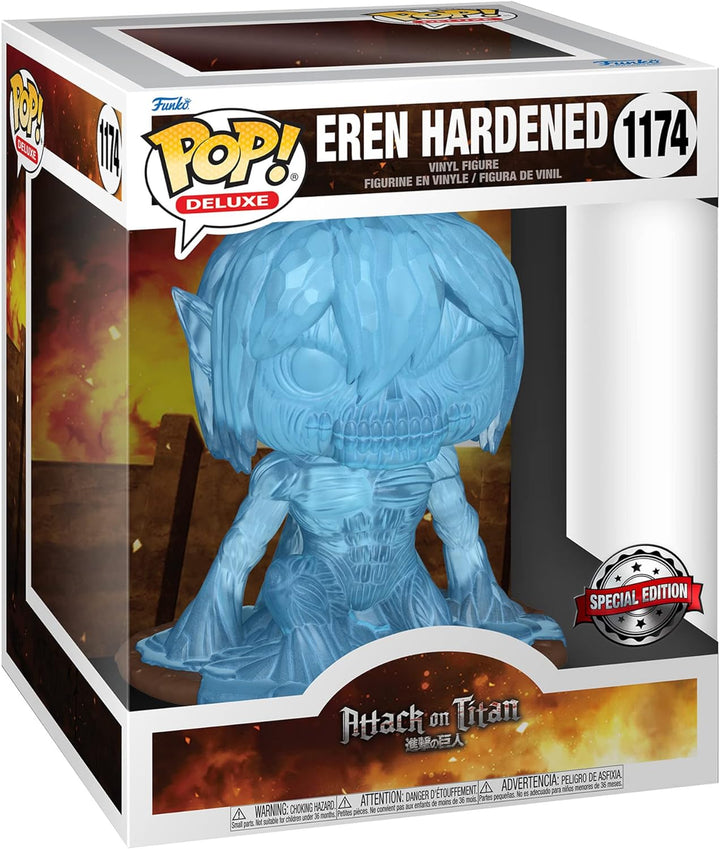 POP Funko Deluxe: Attack on Titan S3 - Eren Hardened (Special Edition) #1174 Vinyl Figure