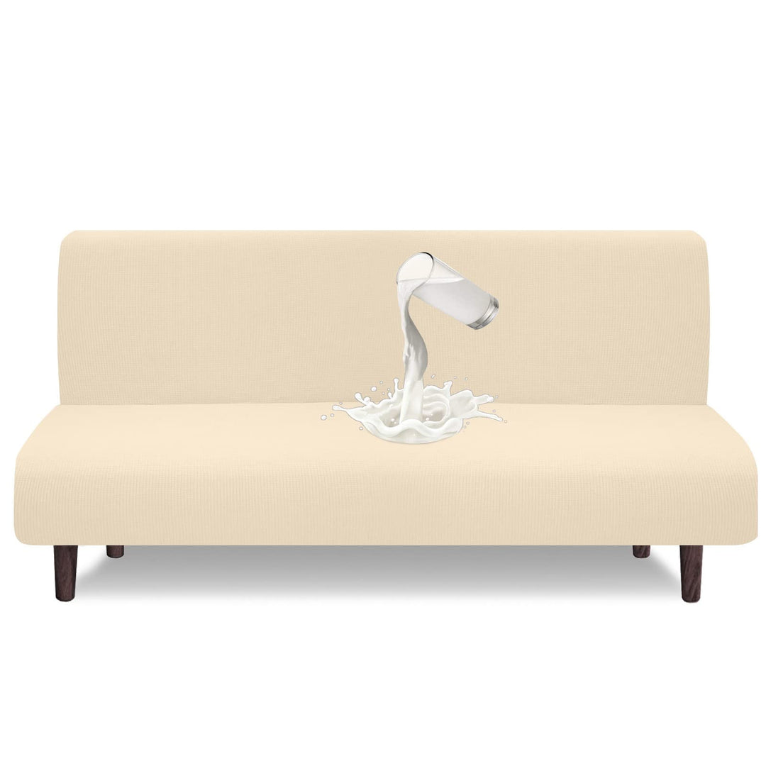 Granbest wasserdichte Armlose Futon Abdeckung, Hoher Stretch Futon Schutz für Faltendes Schlafsofa A