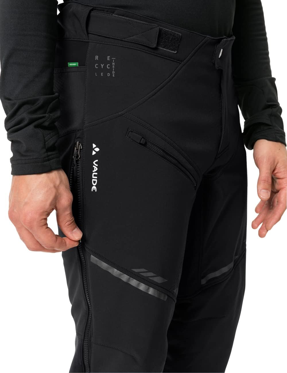 VAUDE Herren Hose Men's Virt Softshell Pants Ii S Black/Black, S Black/Black