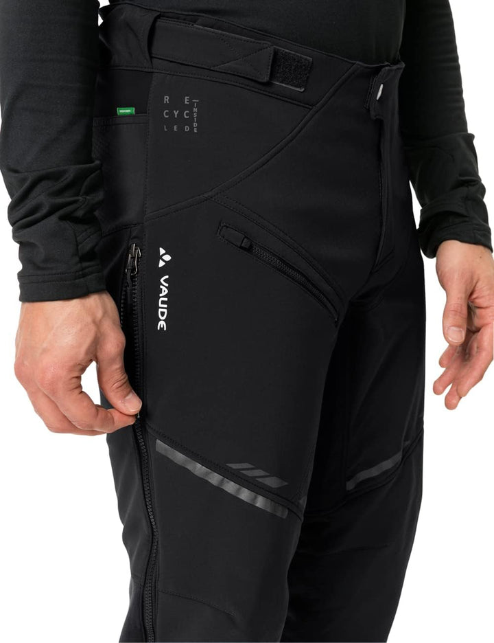 VAUDE Herren Hose Men's Virt Softshell Pants Ii S Black/Black, S Black/Black