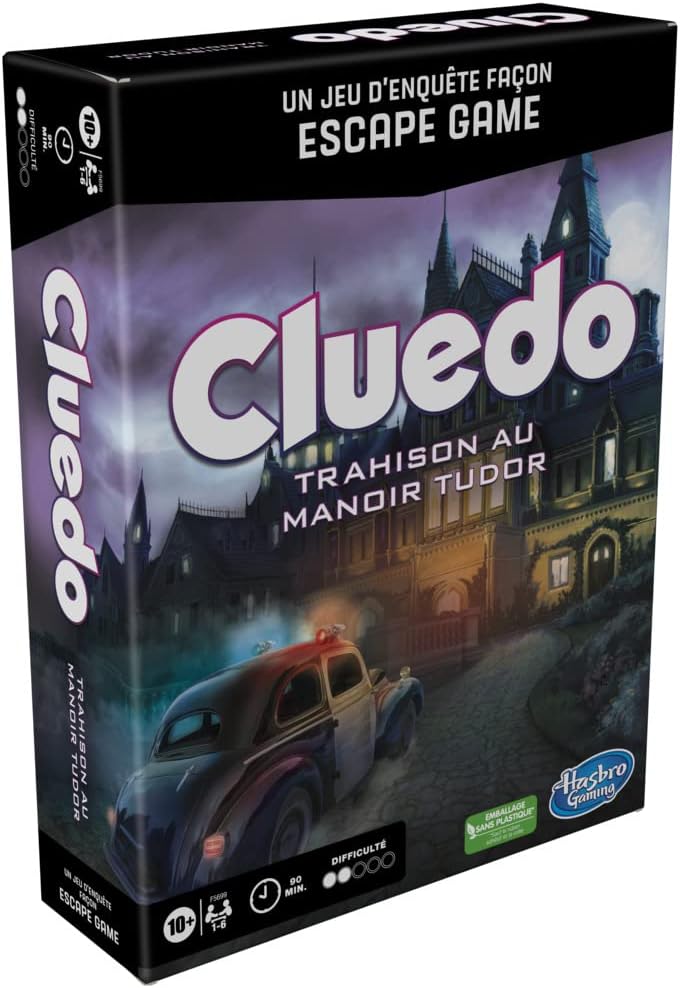 Hasbro CLUEDO Escape Tudor Manor - French Version Frankreich Multi, Frankreich Multi