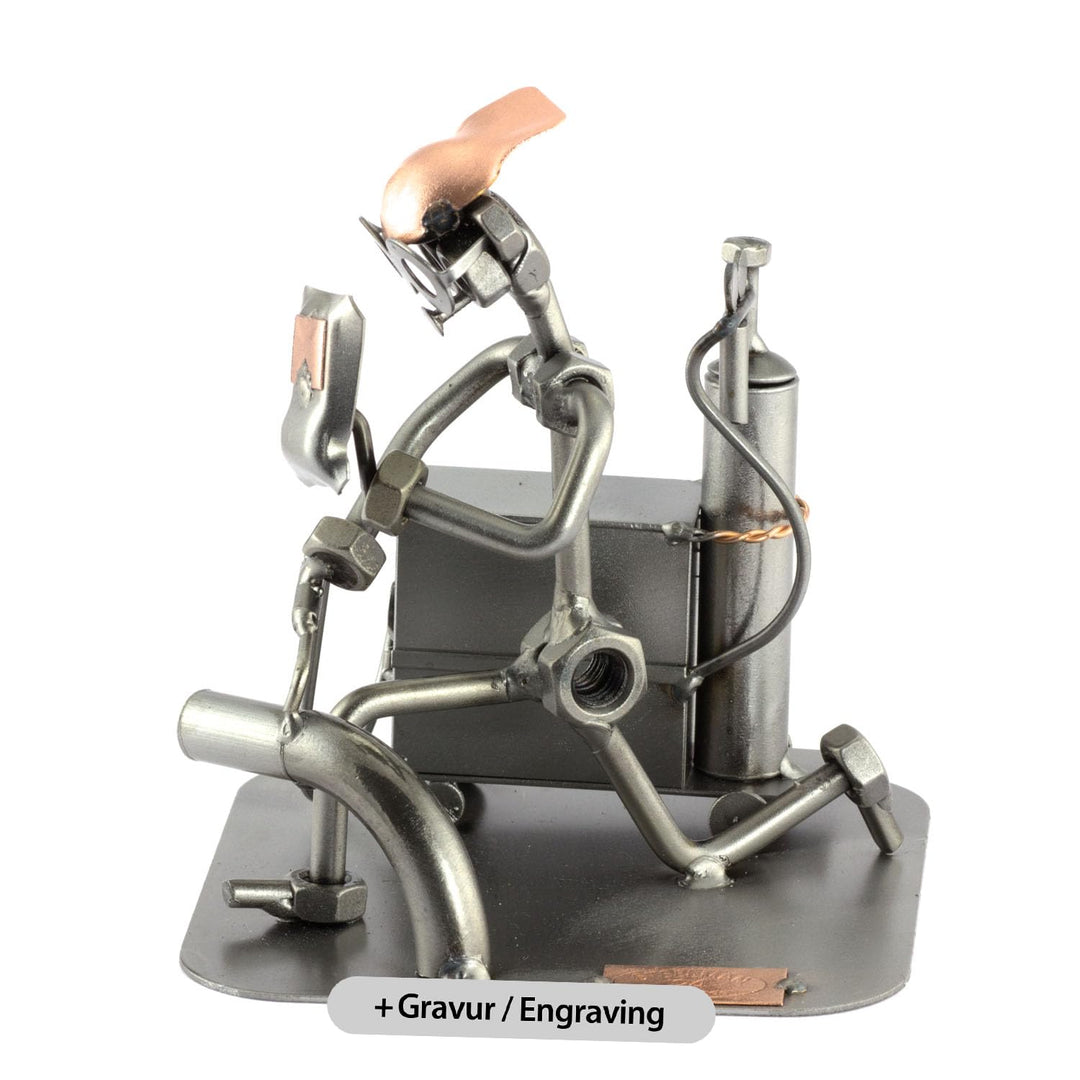 Steelman24 I Schraubenmännchen Schweisser Mit Persönlicher Gravur I Made in Germany I Handarbeit I G