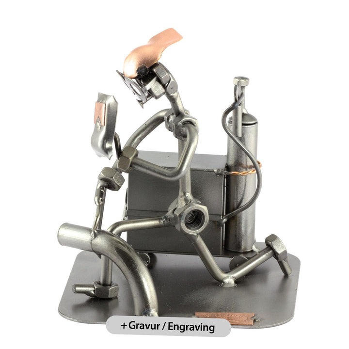 Steelman24 I Schraubenmännchen Schweisser Mit Persönlicher Gravur I Made in Germany I Handarbeit I G
