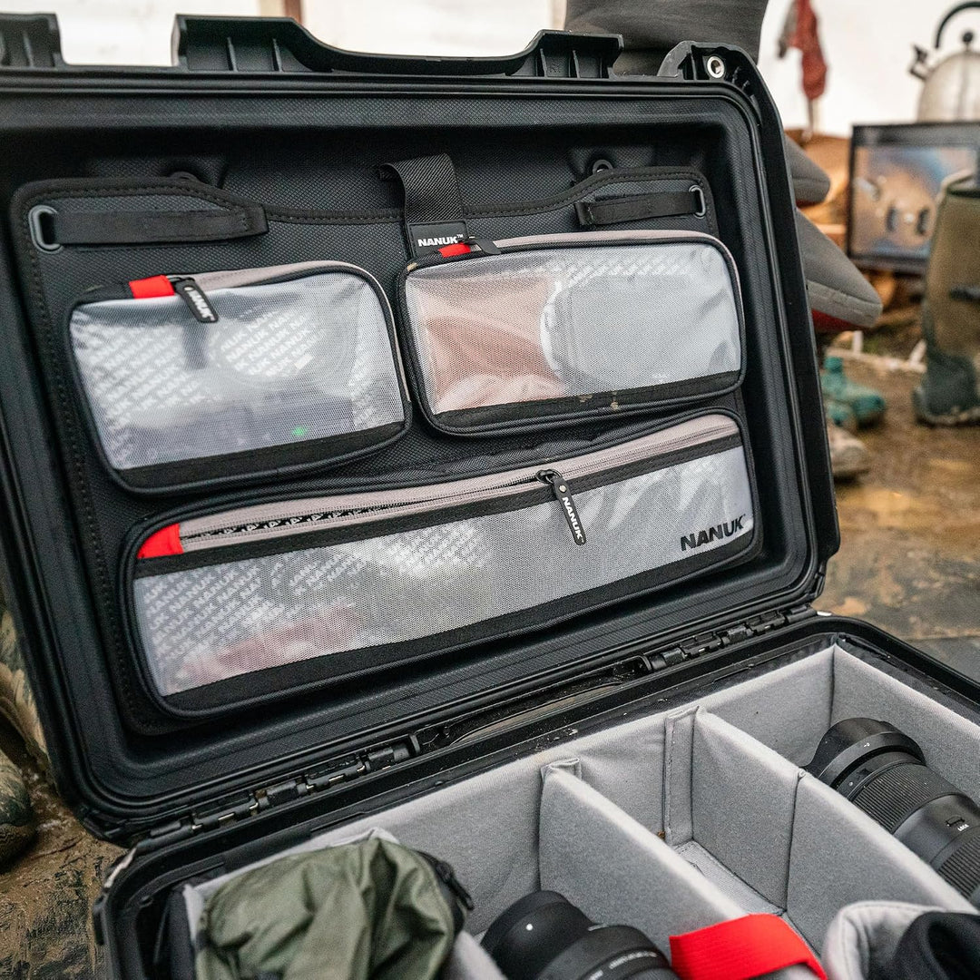 Nanuk 930 Wasserdichter Hartschalenkoffer Mit Gepolsterten Trennwänden und Organizer für Deckel - Sc