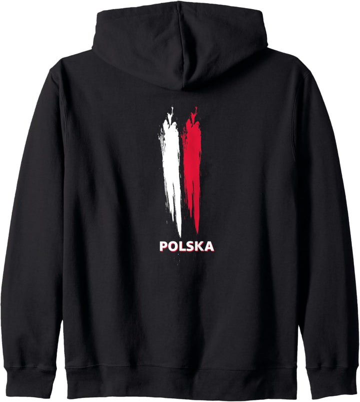 Flagge Polen Kapuzenjacke