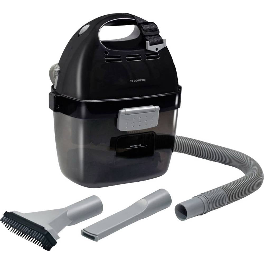 DOMETIC PowerVac PV 100 Staubsauger für unterwegs, Nass-Trockensauger mit 12-V-Akku für Camping und