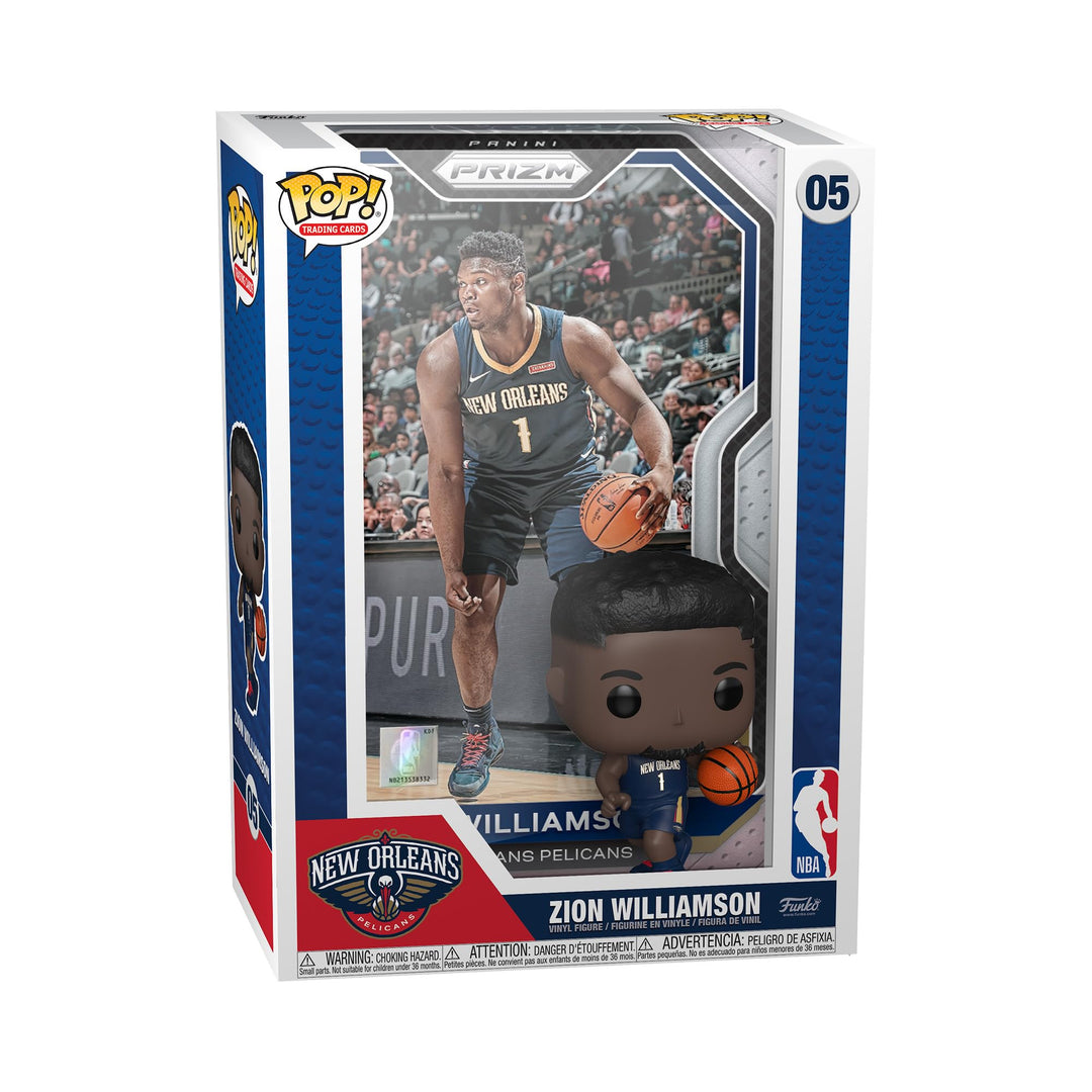 Funko Pop! Trading Cards: Zion Williamson - NBA + Panini - Vinyl-Sammelfigur - Geschenkidee - Offizi