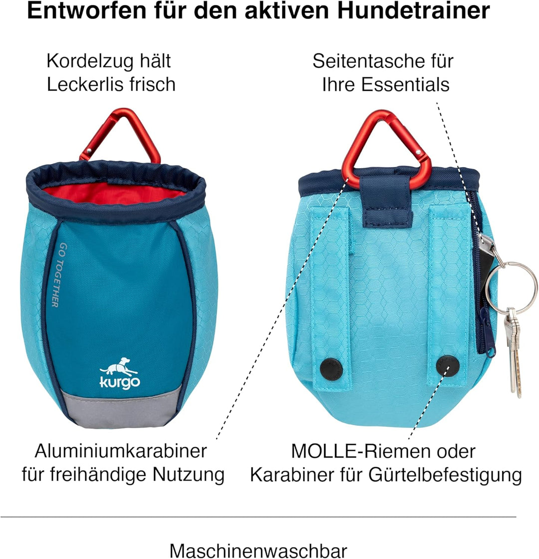 Kurgo Go Stuff-It Futterbeutel, Hält Hunde-Leckerlis frisch, Ideal für Hundetrainings, 11 cm breite
