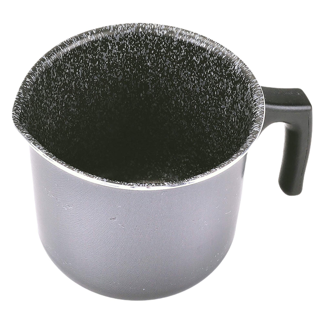 Alluflon Tradition Italien Milchtopf, Aluminium, schwarz, 10 cm, 10 cm