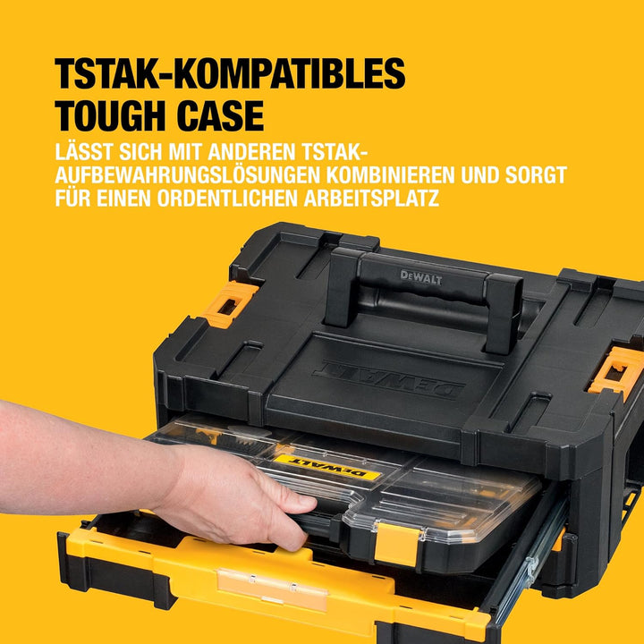 DeWalt Universalset/ MaxiSet (100-tlg., mit HSS-Metallbohrern, Betonbohrern, Lochsägen, Bits 25 mm,