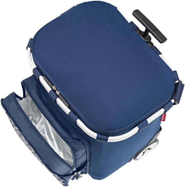 Reisenthel Carrycruiser Plus Einkaufstrolley Signature Navy blau Polyestergewebe, Aluminiumrahmen, w
