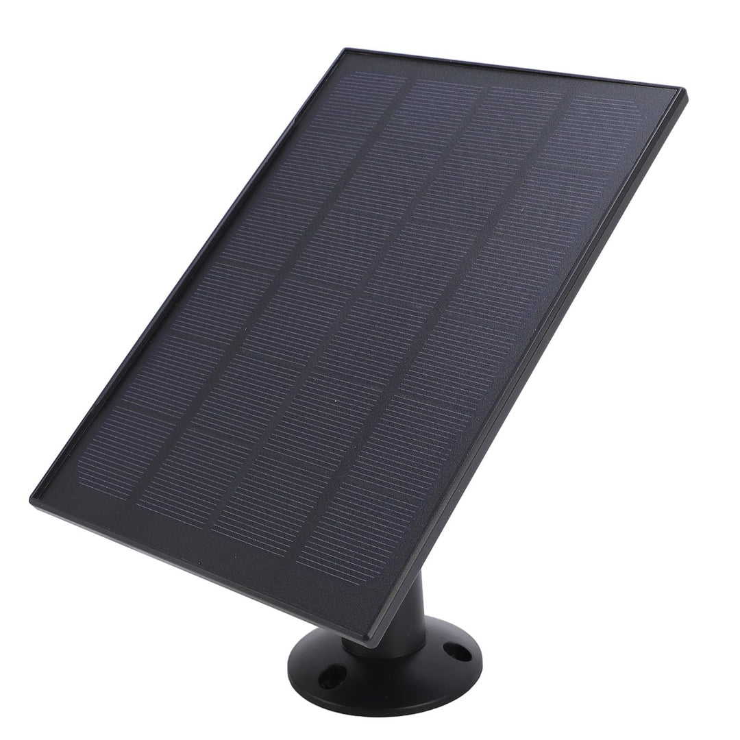 8W Solar Panel für Vogel Feeder Kamera, 2 in 1 Verbessertes, Wetterfest 360 Grad Einstellbares USB C
