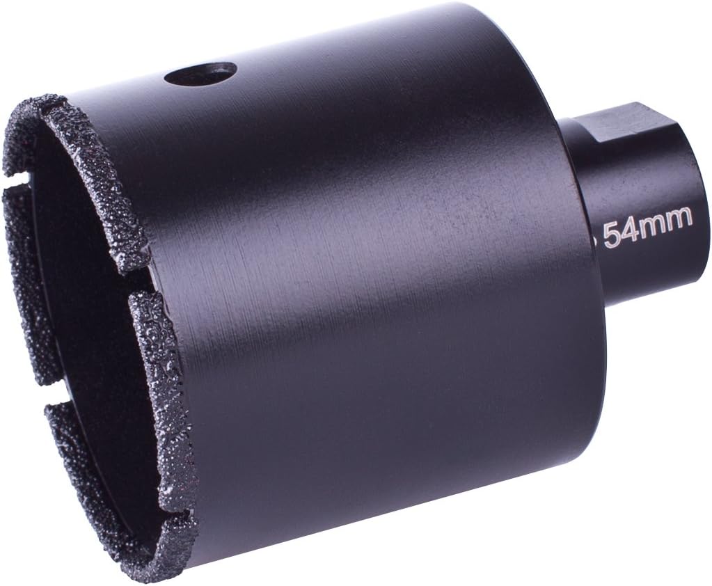 wolfcraft Bohrkrone, diamantbestreut „Ceramic“, für Winkelschleifer I 5949000 I Für die Installation