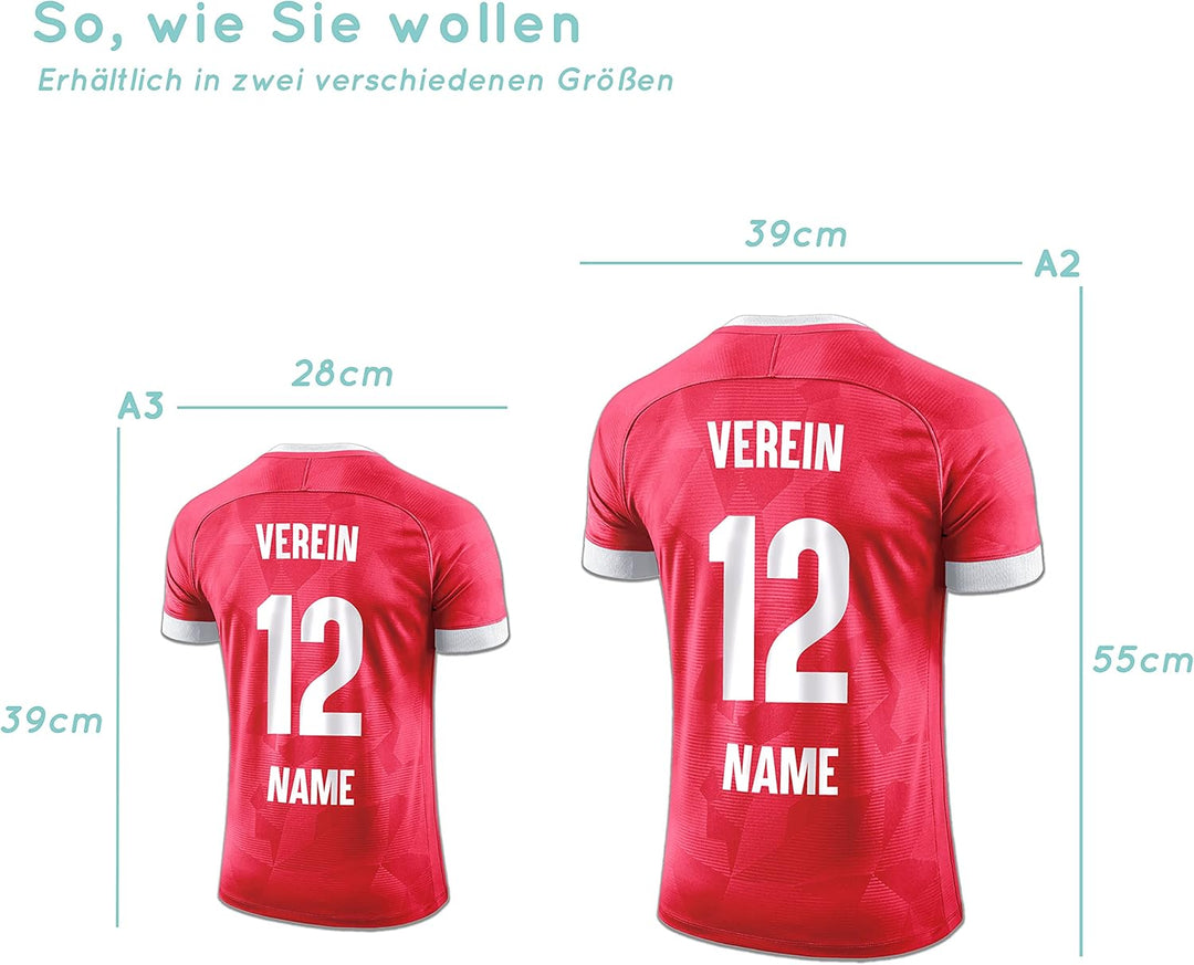 Elbeffekt Trikotlampe für Berliner Fans aus Holz - personalisierbares Geschenk - schenke Dein indivi