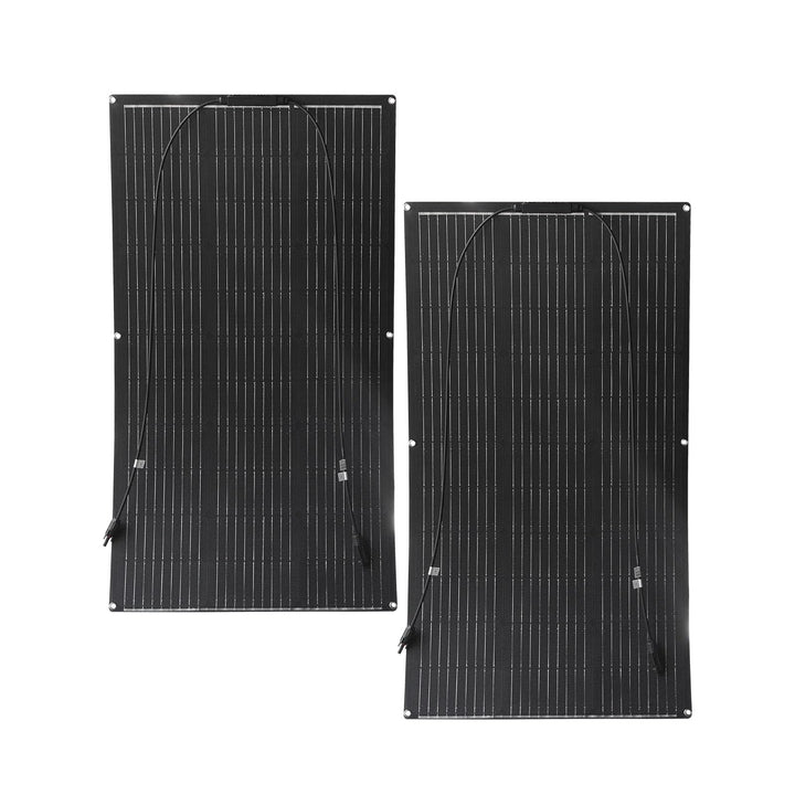 200W 12V Solarpanel Flexibel 2x100W 18V ETFE Monokristallin Solarmodul für 12V/24V Batterien Marine