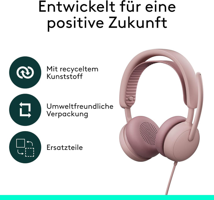 Logitech Zone Wireless 2 ES for Business – Kabelloses Headset mit Geräuschunterdrückung und Adaptive