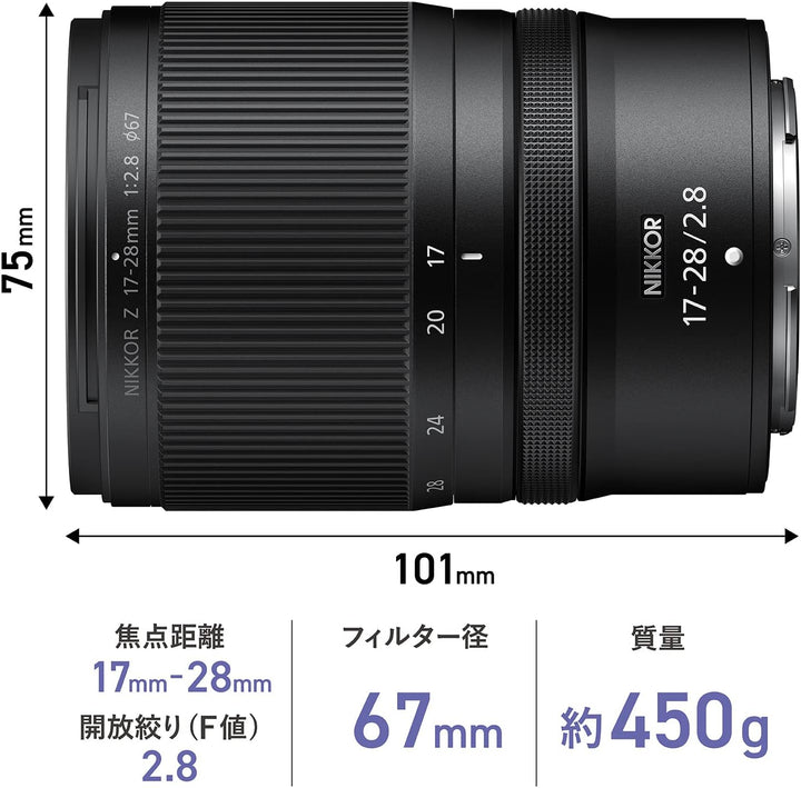 Nikon Nikkor Z 17-28mm f/2.8