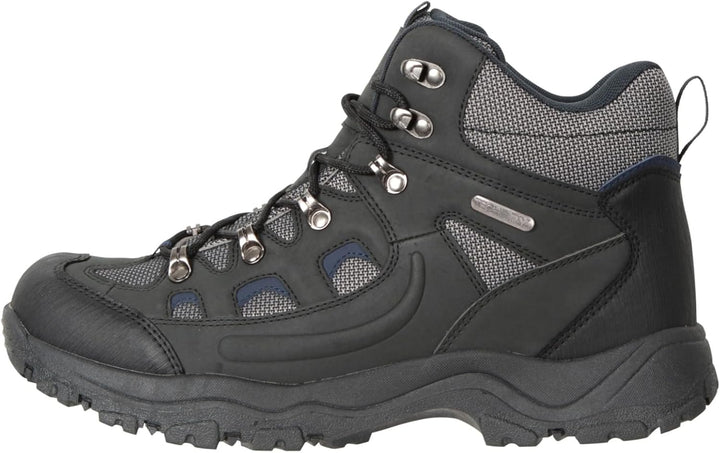 Mountain Warehouse Adventurer Mens Waterproof Boots - IsoDry Schuhe mit Synthetik-Obermaterial, Mesh