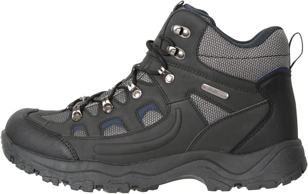 Mountain Warehouse Adventurer Mens Waterproof Boots - IsoDry Schuhe mit Synthetik-Obermaterial, Mesh