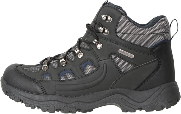 Mountain Warehouse Adventurer Mens Waterproof Boots - IsoDry Schuhe mit Synthetik-Obermaterial, Mesh