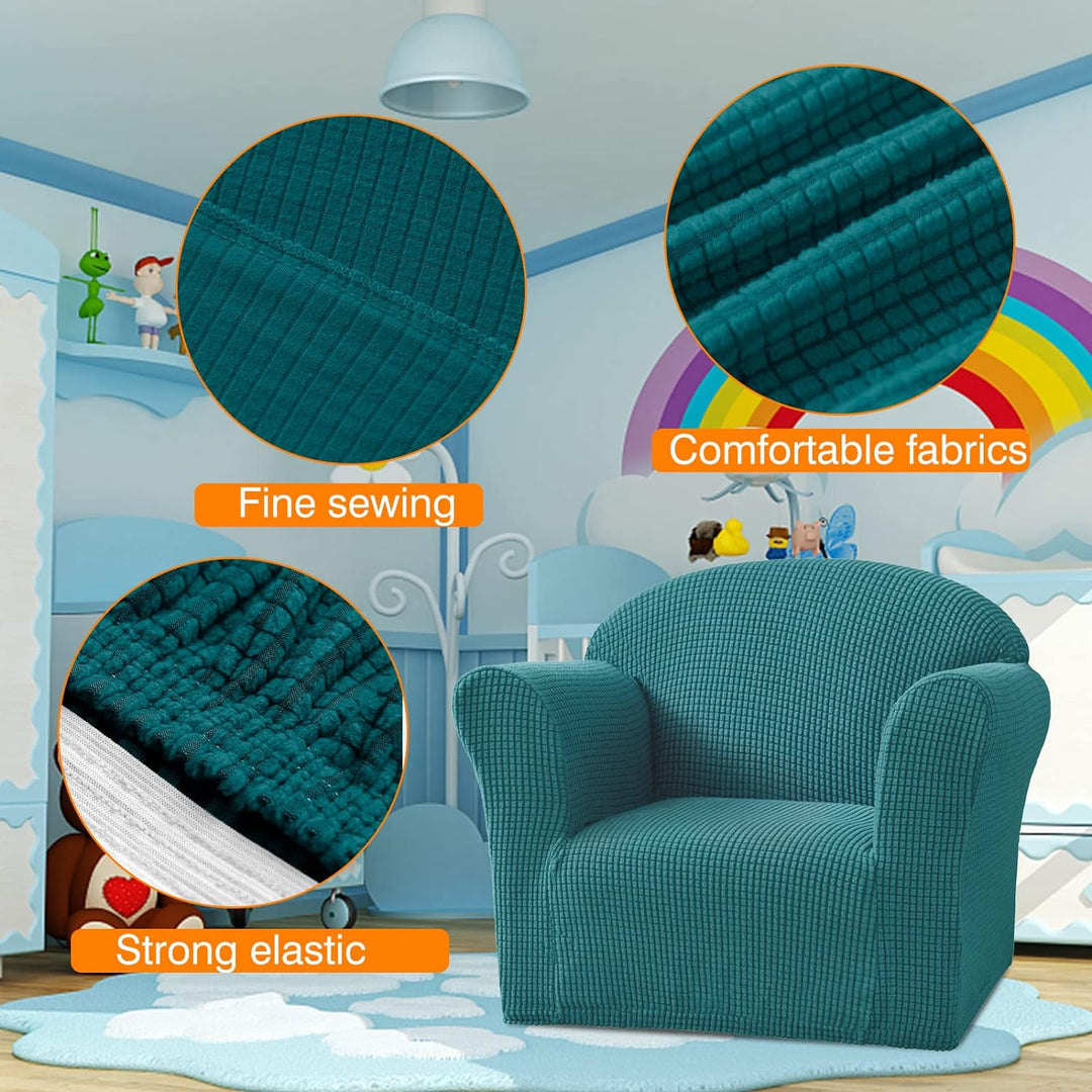 VanderHOME Kindersofa Bezug Sofas fürs Kinderzimmer Stretch Spandex Couchbezug Sofahusse fürs Kinder
