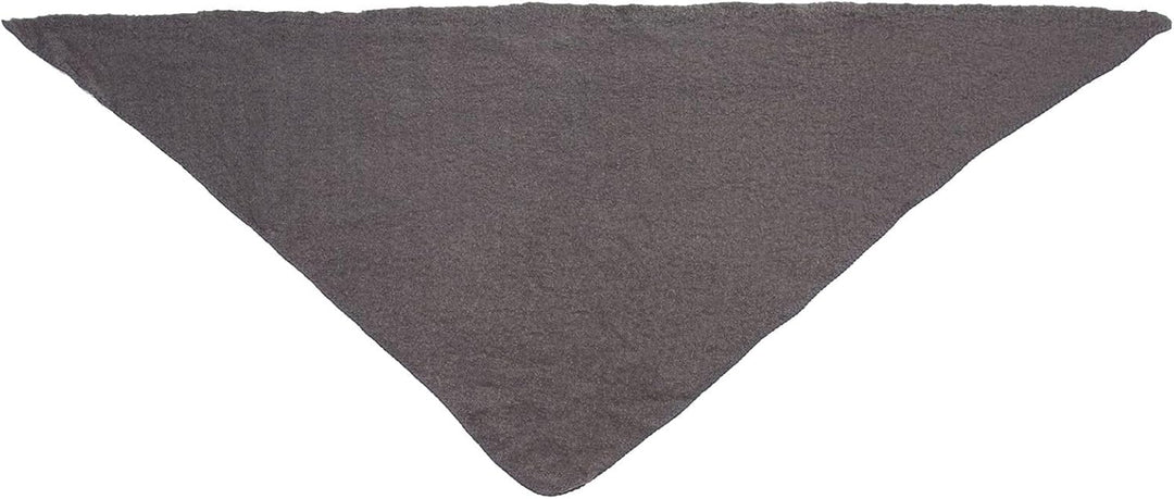 Faera XXL Dreieckstuch Bouclé elastisch weiches Cozy Material Einheitsgrösse Anthrazit, Einheitsgrös