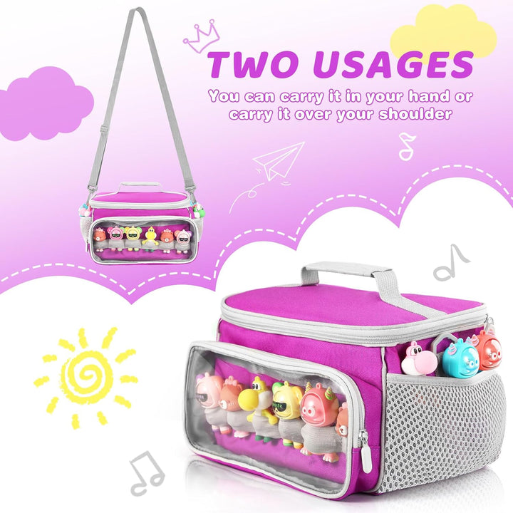 Tragetasche Hülle für Tonies Toniebox Starter Set und Tonies Figur, Kopfhörer, Ladestation und Sonst