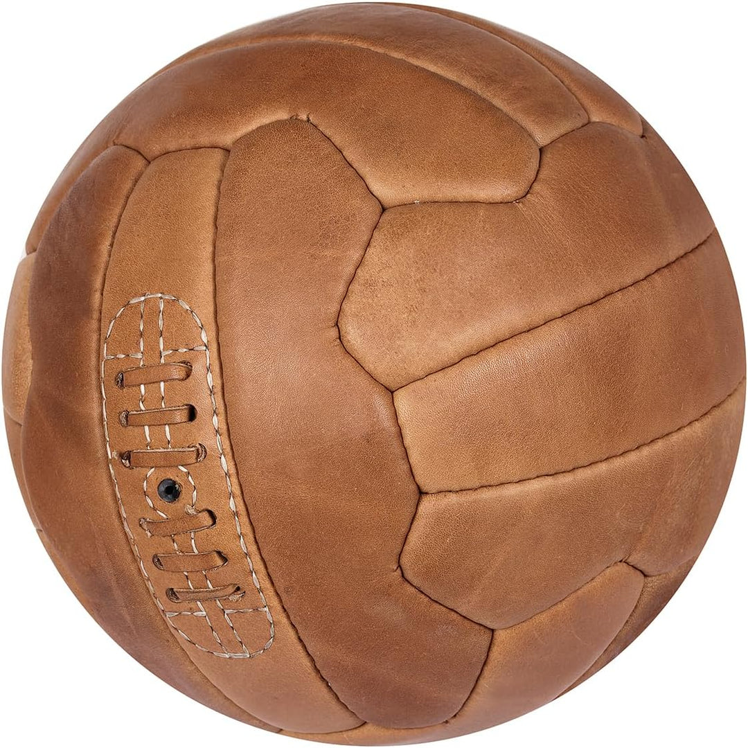 FNine Fussball Vintage Antik Leder Fussball