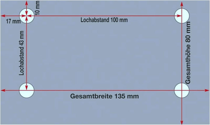 XIMPLIO Universelle Hakenverlängerung für Fahrradträger inkl. Steckkupplung für jedes Type Anhängerk