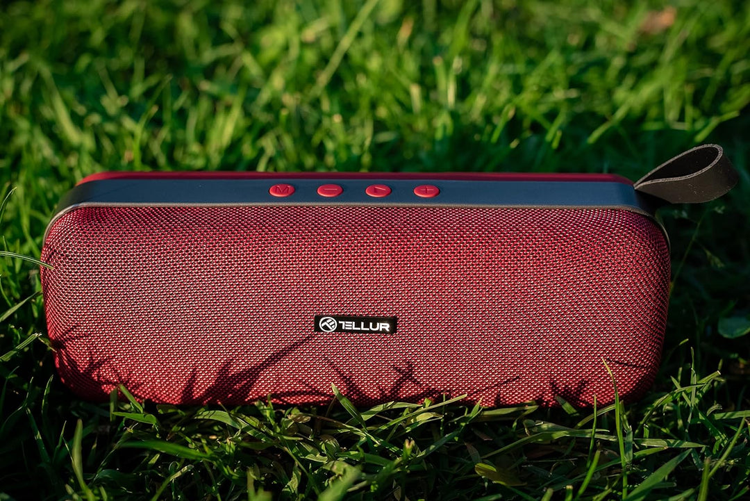 TELLUR Loop Bluetooth Lautsprecher mit Radio, 10W, Kompakte Musikbox Bluetooth mit True Wireless Ste