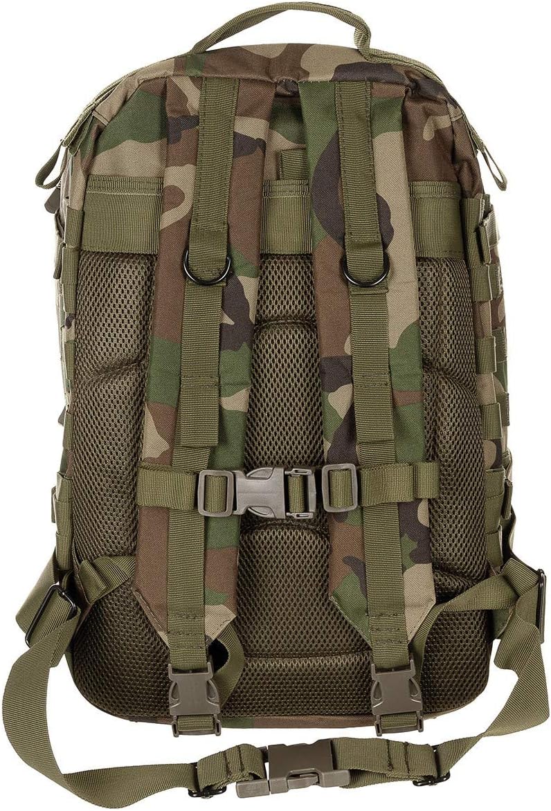 MFH US Rucksack Assault II (Woodland), Woodland