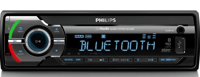 Philips CE235BT Car Radio Bluetooth + EDR - Autoradio, Freisprecheinrichtung, MP3-Player und USB/SDH
