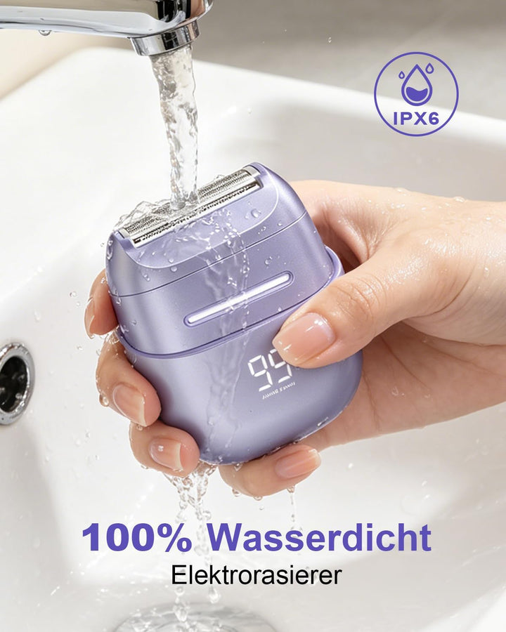 Elektrischer Rasierer Damen, Damenrasierer Elektrisch, Rasierer Damen Elektrisch Mit Doppelklingen,