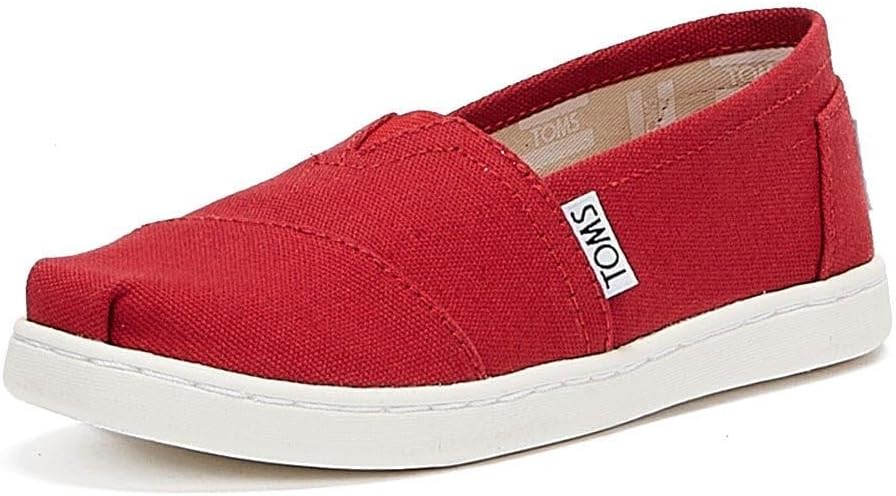 Toms Unisex Kinder Alpargata CoreFlache Slipper 30 EU Rot, 30 EU Rot
