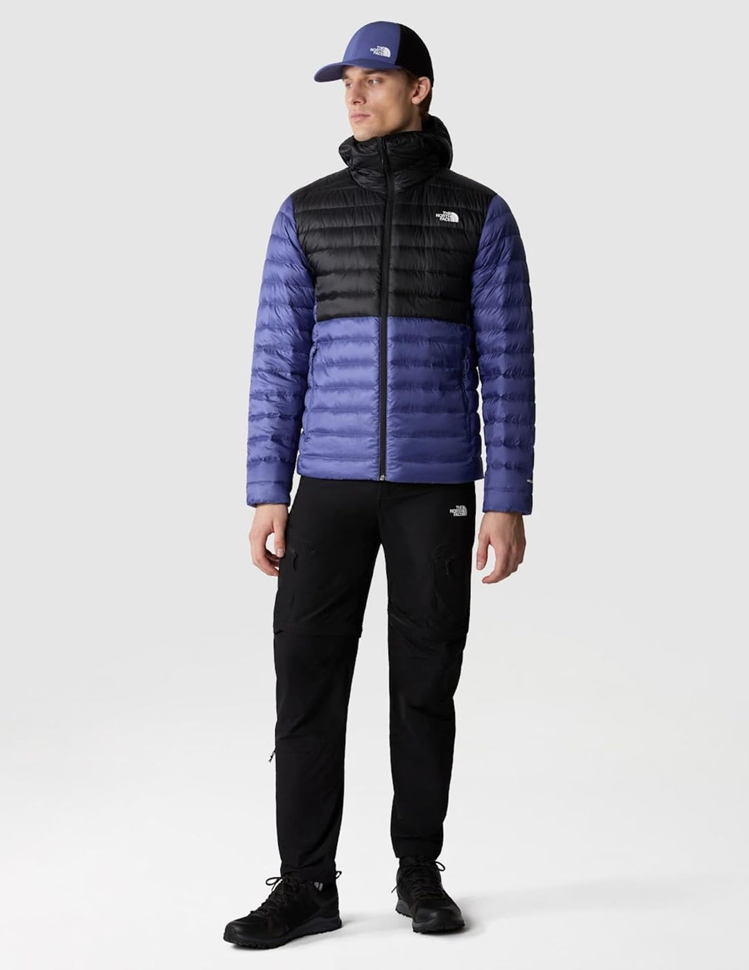 THE NORTH FACE - Herren Resolve Daunenjacke mit Kapuze, S Cave Blue/Tnf Black