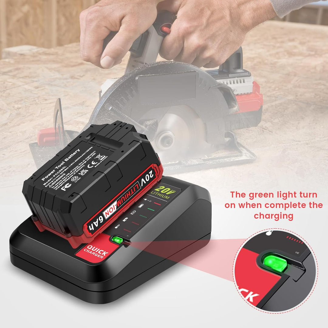 ASUNCELL 2A Li-ion Akku Ladegerät Kompatibel mit Black & Decker Lithium-Akku, 18V Schnell-Ladegerät