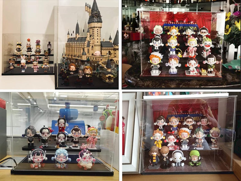 Nynelly Vitrine für Collection aus Acryl, 3 Ebenen, zum Aufstellen von Lebensmitteln, für Action Pop