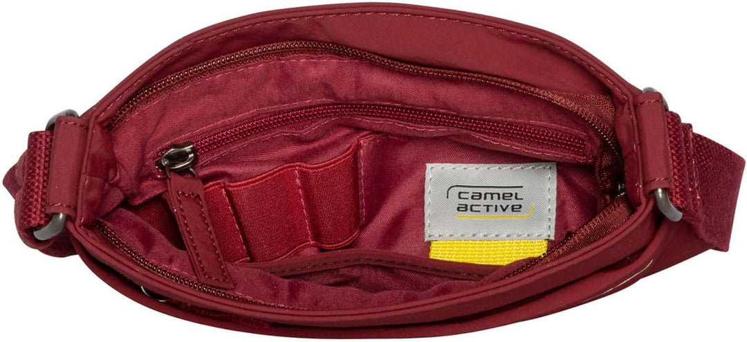 camel active bags City Herren Umhängetasche Messenger Bag 22x4,5x22 Dark Red, 22x4,5x22 Dark Red