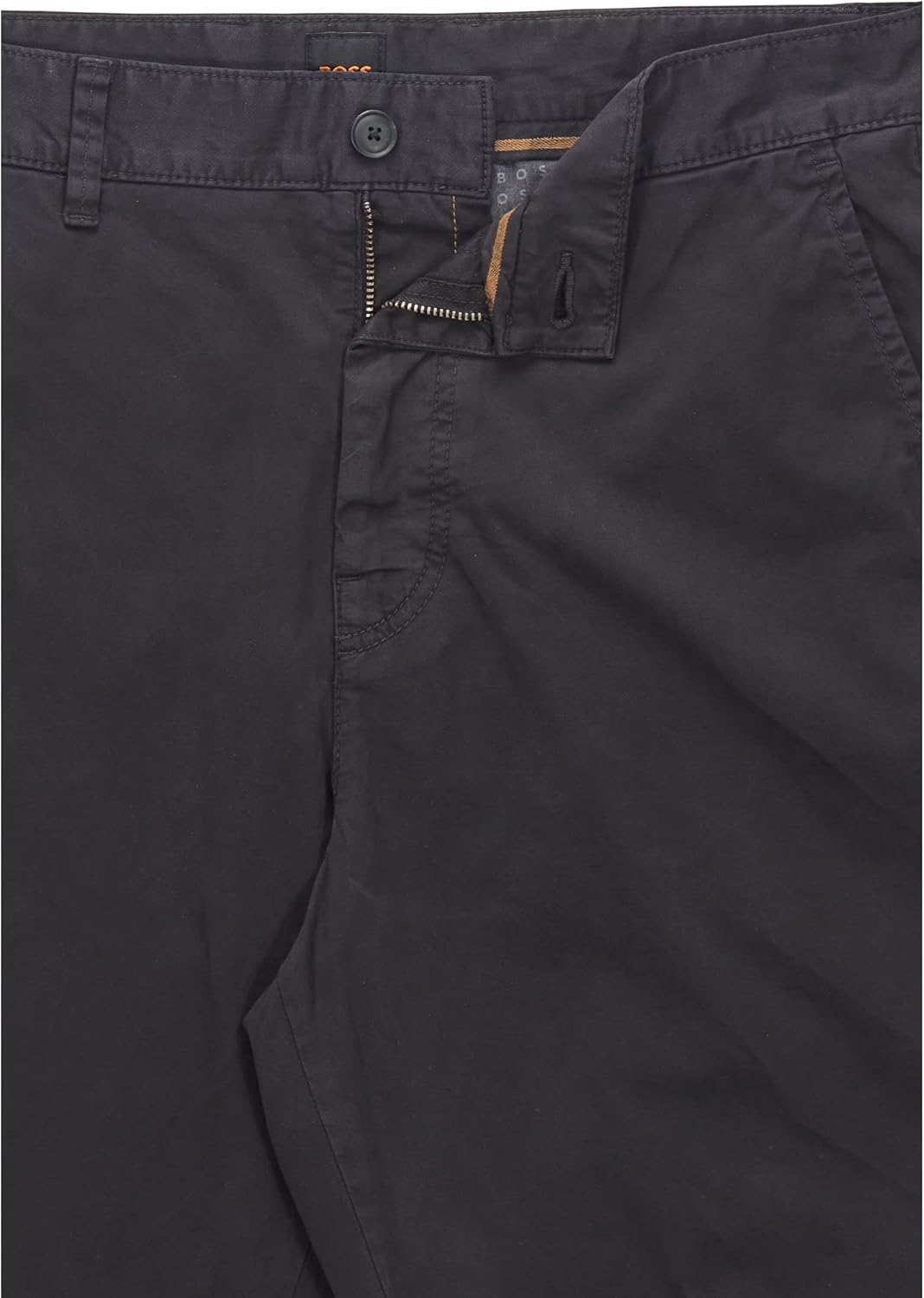 BOSS Herren Statum Relaxed-Fit-Hose aus wasserabweisender Stretch-Baumwolle, 50 Black1