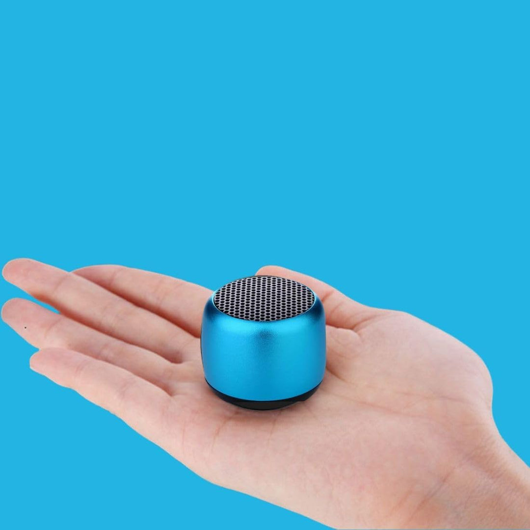 Eageroo Bluetooth Mini Lautsprecher tragbar Speaker,Stereo Klang mit tiefem Bass Technologie,Blau, B