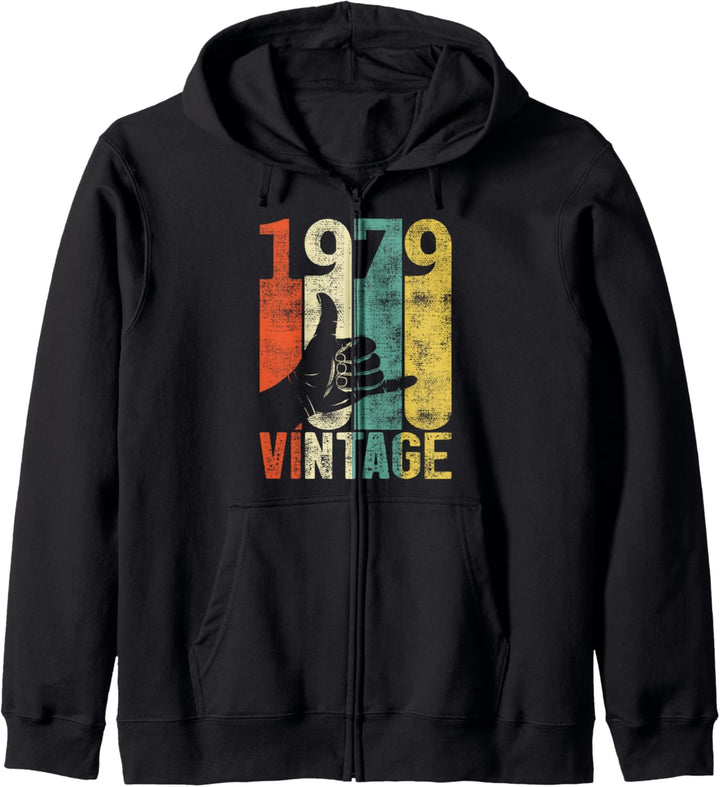 43. Geburtstag 1979 Vintage 70er Retro Kapuzenjacke