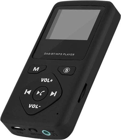 Vikye Tragbares Radio, DAB/DAB+ Pocket Digital Radio Receiver FM Radio mit LCD Display Taschenradio